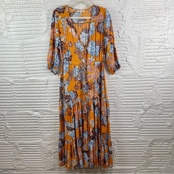 Abel the Label Dresses & Skirts - Anthropologie Abel The Label Dress Tiered Maxi Floral Peasant Cottage Bohemian S